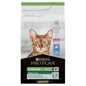 PRO PLAN Sterilized Renal Plus Nourriture pour chat riche en lapin 1,5kg