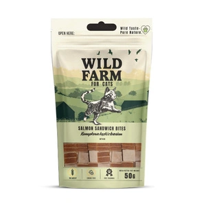 WILD FARM Bouchées au saumon 50 g friandise pour chat