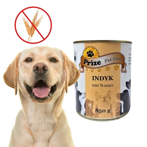 Nourriture humide pour chien Prize Dinde 100 % 850g