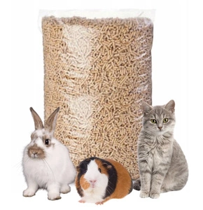 EcoPellet Litière écologique en bois pour chat, cochon, lapin 15kg