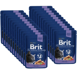 Brit Premium Cat Adult Morue 24x100g