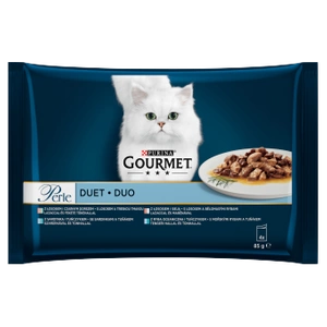 GOURMET Perle nourriture pour chat adulte  viande Duet 4x85g