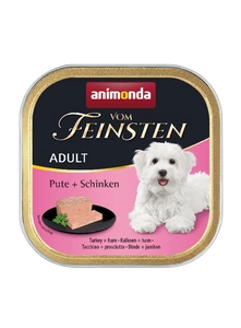 Animonda Dog Vom Feinsten Adulte Dinde avec Jambon 150g