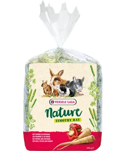 VERSELE LAGA Timothy Hay Bell Pepper & Parsnip 500g - Foin de fléole aux poivrons et aux panais