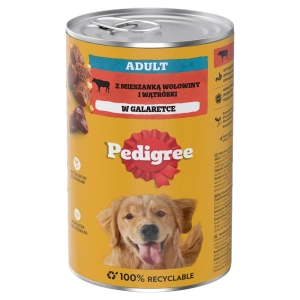 Pedigree Nourriture humide pour chiens adultes avec gelée de bœuf 1200g