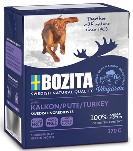 BOZITA Dog: Dinde en gelée 370g x6