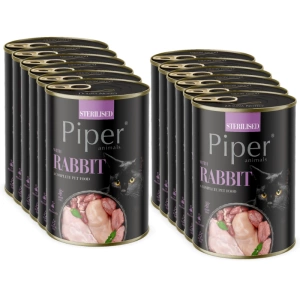 DOLINA NOTECI Piper pour chats stérilisés avec lapin 12x400g