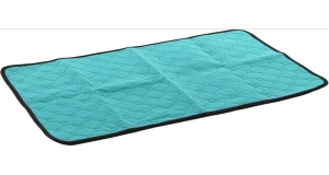 Tapis réutilisable pour chiot Flamingo Vert L