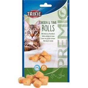 PREMIO Chicken Tuna Roll, friandise pour chat, poulet et thon, 50 g