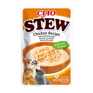 INABA Cat Ciao Stew - croquettes crémeuses au poulet pour chat 40g