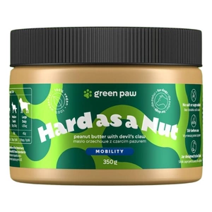 Green Paw Hard as a Nut 350g - Beurre de cacahuète avec griffe noire pour chiens