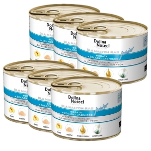 Dolina Noteci Premium pour chiens de petite race Junior riche en estomac d'agneau  6x185 g
