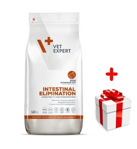 VETEXPERT Veterinary Diet Dog Intestinal Elimination 12kg + Surprise pour votre chien GRATUITES !
