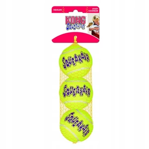 Kong SqueakAir M balle couinante 3 pièces 6 cm