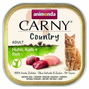 ANIMONDA Carny Country Adulte Poulet, Veau et Rognon 100g