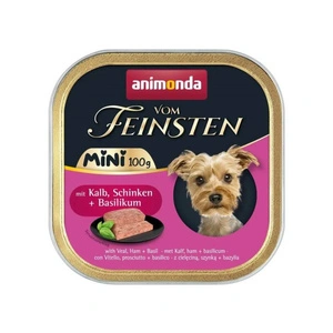 ANIMONDA Vom Feinsten Mini Adult  veau/jambon/basilic 100g