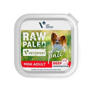 Vetexpert RAW PALEO PATE MINI adulte boeuf 150g - boîte boeuf