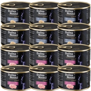 DOLINA NOTECI Premium Stérilisé pour chats Mix saveur 12x185g