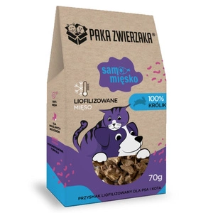 Paka Zwierzaka Friandises lyophilisées, viande pure, LAPIN 70g