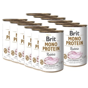 Brit Mono Protein avec Lapin  12x400g