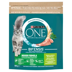 Croquettes pour chat d'intérieur Purina One Cat 800 g