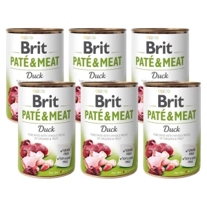 Brit Pate & Meat avec du canard 6x400g