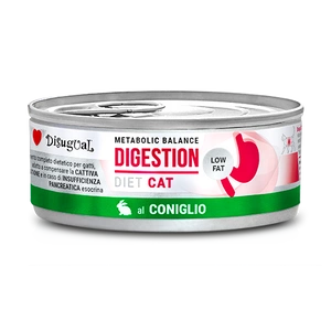 Disugual Aliment humide pour chat Veterinary DIGESTION Lapin (adulte) 85 g