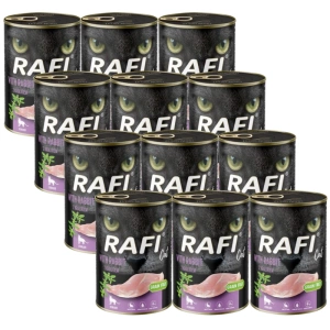 RAFI Cat Adult Stérilisé avec lapin 12x400g