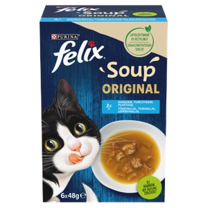 FELIX Soup Original Fish Flavours 6x48 g