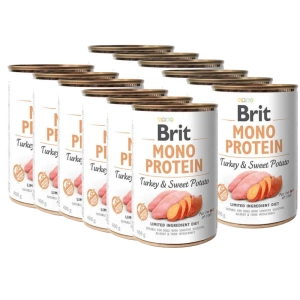BRIT MONO PROTEINE TURKEY & SWEET POTATO 12x400g
