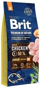 Brit Premium By Nature Junior M avec poulet 15 kg