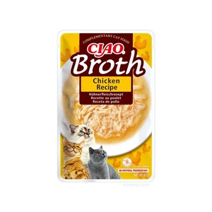 INABA Ciao Broth complément alimentaire pour chat avec saveur de poulet en bouillon 40g