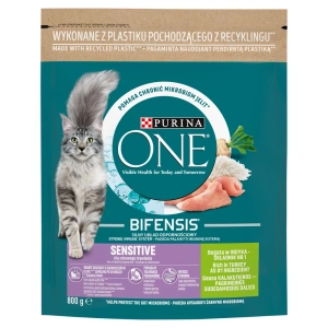 Purina One Cat Croquettes pour chats sensibles à la dinde 800g