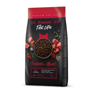 FITMIN Cat For Life Castrate Boeuf 8kg