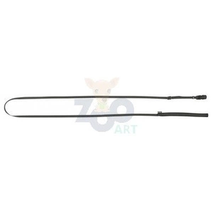 KERBL Laisse en sangle GoLeyGo avec adaptateur, noir, 20mm x 140-200cm,M, max.60kg