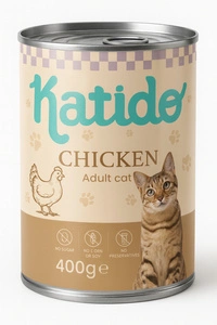 Katido Aliment humide pour chat au poulet 400g