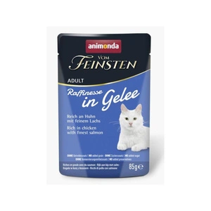 ANIMONDA Vom Feinsten Raffinesse poulet au saumon en gelée 85 g