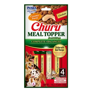 INABA Repas pour chien Recette Poulet et Boeuf 4x14 (56g)