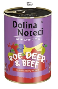 Dolina Noteci Superfood Cerf et Bœuf 400g
