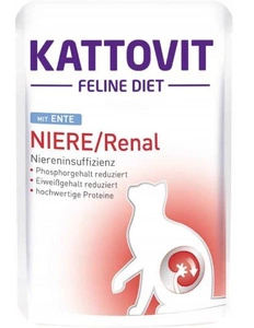 Kattovit Niere/Renal canard sachet de 85g