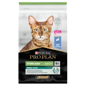 PRO PLAN Sterilised Renal Croquettes pour chat riche en lapin 10 kg