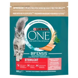 Purina One Cat Sterilcat aliments au saumon 800g
