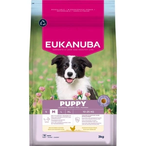 EUKANUBA Chiot en croissance de race moyenne Poulet 3 kg
