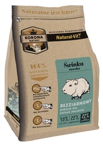 KORONA NATURY Natural-Vit nourriture pour cochons d'Inde 750g