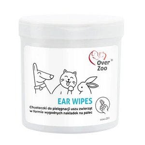 Lingettes auriculaires OVER ZOO, 50 lingettes pour le soin des oreilles