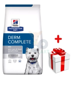 HILL'S PD Prescription Diet Canine Derm Complete Mini 1kg+Surprise