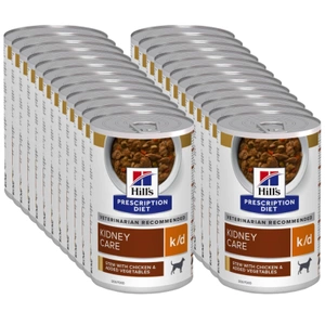 HILL'S PD Prescription Diet Canine k/d poulet (ragoût) 24x354 g-boîte