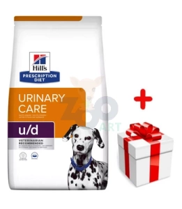 HILL'S PD Prescription Diet Canine u/d Urinary Care 10kg+Surprise
