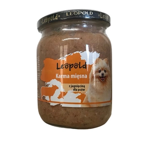Croquettes pour chiens Leopold à la viande d'agneau 500g ( bocal)