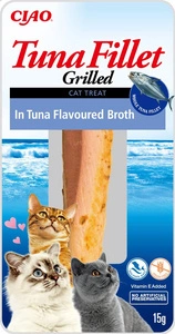INABA Filet de Thon pour Chat - Thon au bouillon de thon 15g